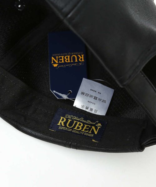 ABAHOUSE(ABAHOUSE)/【RUBEN/ルーベン】FAKE LEATHER CAP/フェイクレザーキャップ/img16