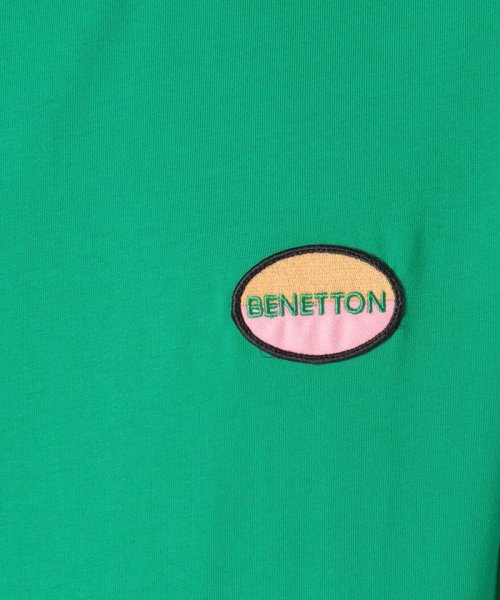 BENETTON (mens)(ベネトン（メンズ）)/ヴィンテージ風ロゴワッペン付きTシャツ・カットソー・ユニセックス/img21