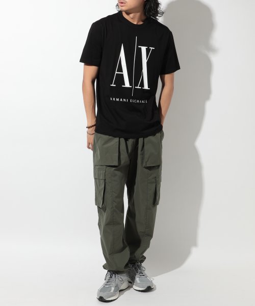 ARMANI EXCHANGE(アルマーニエクスチェンジ)/【ARMANI EXCHANGE / アルマーニ エクスチェンジ】トップス Tシャツ 半袖 プリント ロゴ クルーネック カットソー 8NZTPA/ZJH4Z/img04