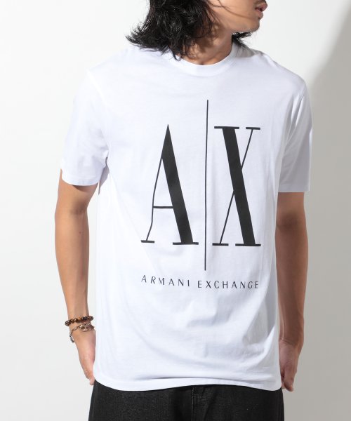 ARMANI EXCHANGE(アルマーニエクスチェンジ)/【ARMANI EXCHANGE / アルマーニ エクスチェンジ】トップス Tシャツ 半袖 プリント ロゴ クルーネック カットソー 8NZTPA/ZJH4Z/img06