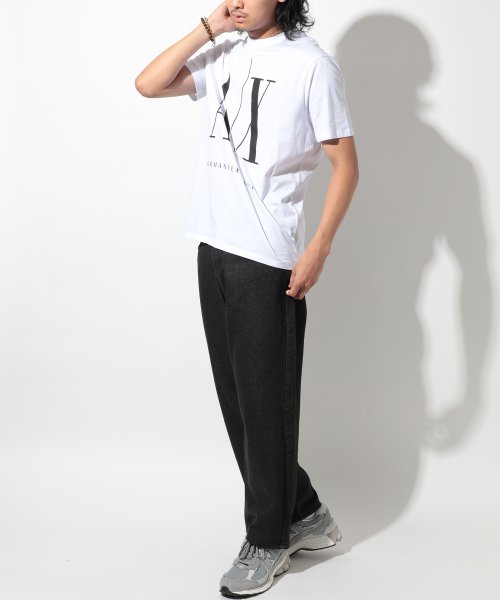 ARMANI EXCHANGE(アルマーニエクスチェンジ)/【ARMANI EXCHANGE / アルマーニ エクスチェンジ】トップス Tシャツ 半袖 プリント ロゴ クルーネック カットソー 8NZTPA/ZJH4Z/img10