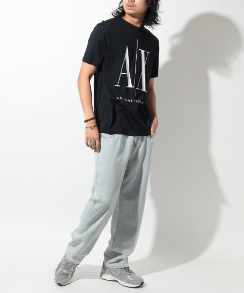 ARMANI EXCHANGE(アルマーニエクスチェンジ)/【ARMANI EXCHANGE / アルマーニ エクスチェンジ】トップス Tシャツ 半袖 プリント ロゴ クルーネック カットソー 8NZTPA/ZJH4Z/img14