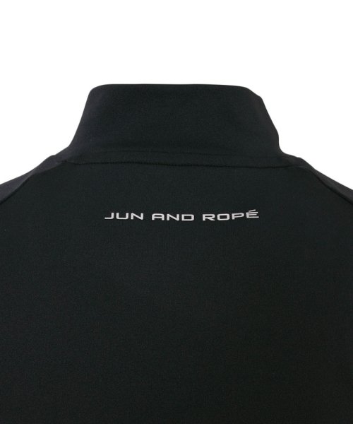 JUN and ROPE(ジュン＆ロペ)/ベアスムース裏フリースロゴ入り半袖プルオーバー/img11