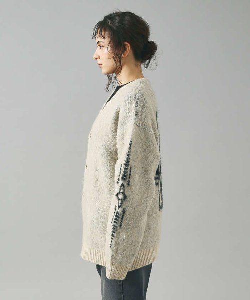 【PENDLETON /ペンドルトン】シャギーニットVカーディガン/ユニセックス モデル：H177 B90 W72 H92 PENDLETON ハーディング ペンドルトン