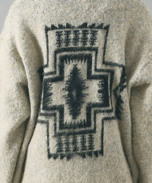 【PENDLETON /ペンドルトン】シャギーニットVカーディガン/ユニセックス モデル：H177 B90 W72 H92 PENDLETON ハーディング ペンドルトン