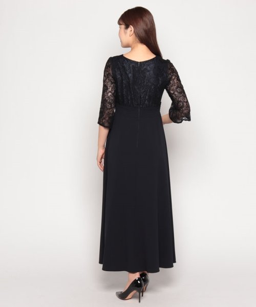 マザーズドレス 13号(LL) form formaレース切替シャンタン生地 眠く 