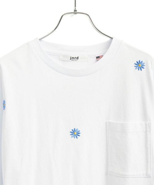 JUNRed(ジュンレッド)/フラワー刺繍Tシャツ/img02