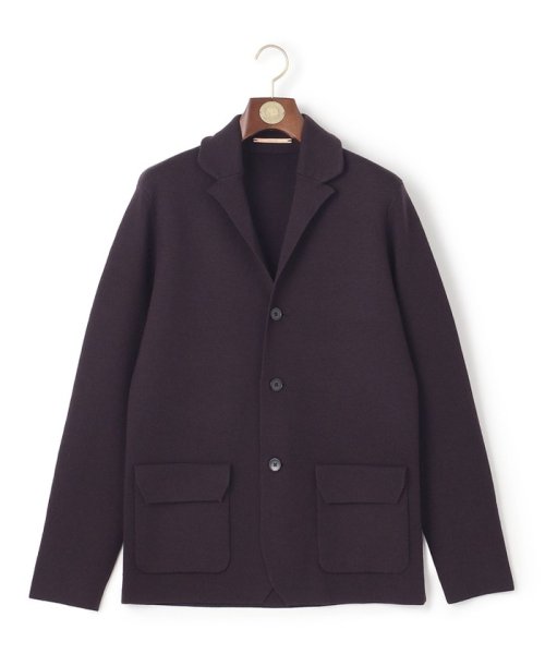 ミラノリブ ニットジャケット 