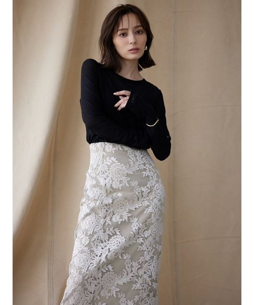 セール】エンブロイダリーレースタイトスカート(505479183) | ア  