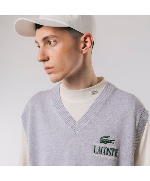 LACOSTE Mens(ラコステ　メンズ)/クラシックVネックニットベスト/img09