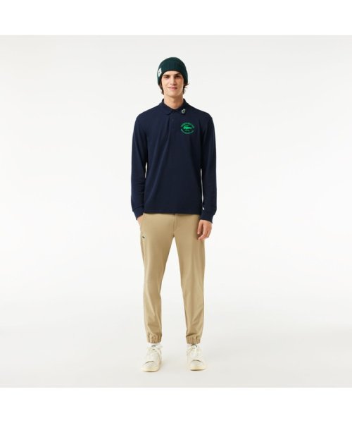 LACOSTESPORTS MENS(ラコステスポーツ　メンズ)/バックプリント長袖ゴルフポロシャツ/img01