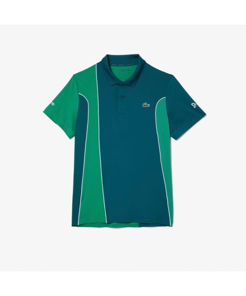 LACOSTESPORTS MENS(ラコステスポーツ　メンズ)/『ノバク・ジョコビッチ』アシンメトリー切り替えポロシャツ/img11