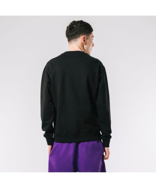 裾ドローストリング入りクルーネックスウェット 