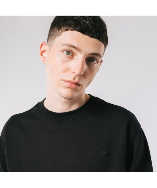 裾ドローストリング入りクルーネックスウェット 