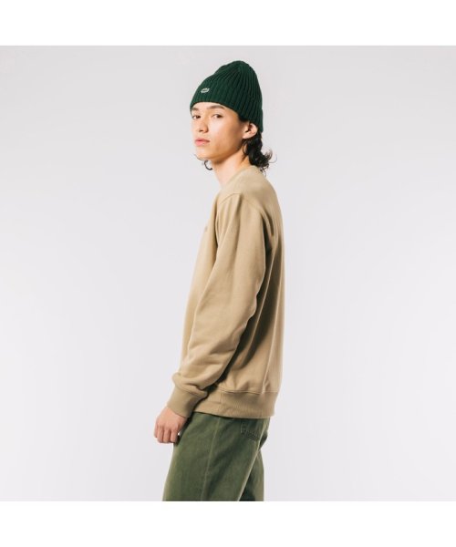 裾ドローストリング入りクルーネックスウェット 