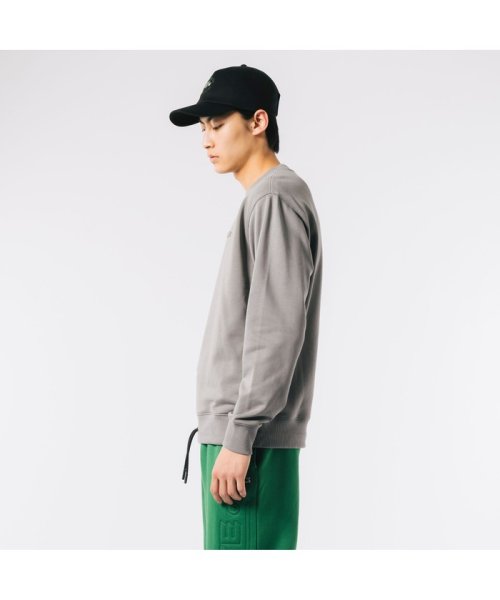 裾ドローストリング入りクルーネックスウェット 