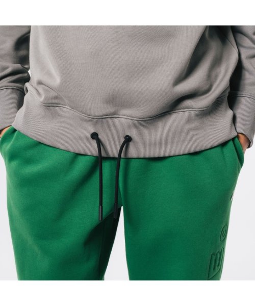 裾ドローストリング入りクルーネックスウェット 