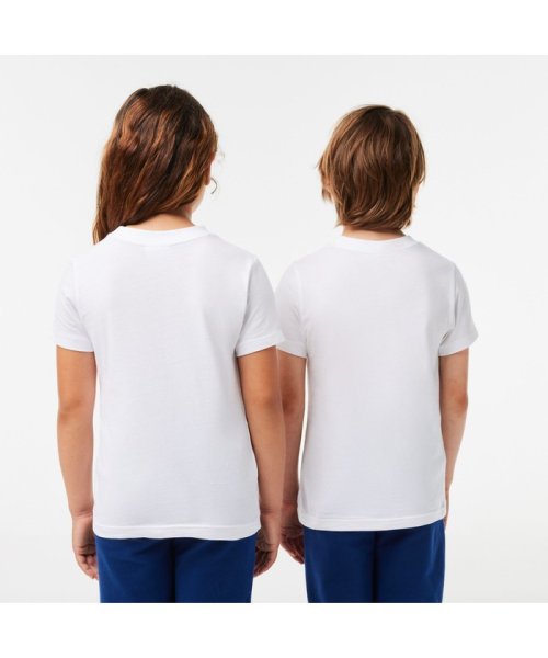 LACOSTE KIDS(ラコステ　キッズ)/JUNIORベーシックワニロゴパッチTシャツ/img02