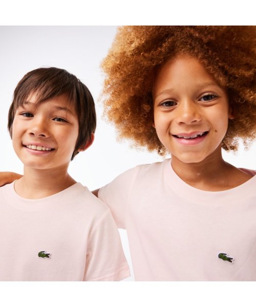 LACOSTE KIDS(ラコステ　キッズ)/JUNIORベーシックワニロゴパッチTシャツ/img10