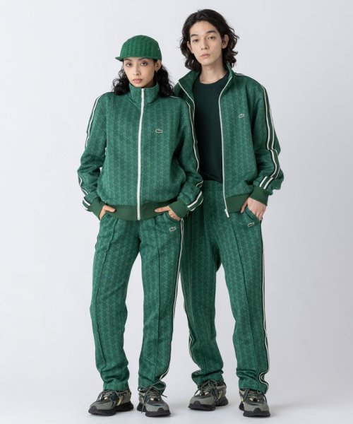 サイドテーピングモノグラムジャカードトラックパンツ 身長