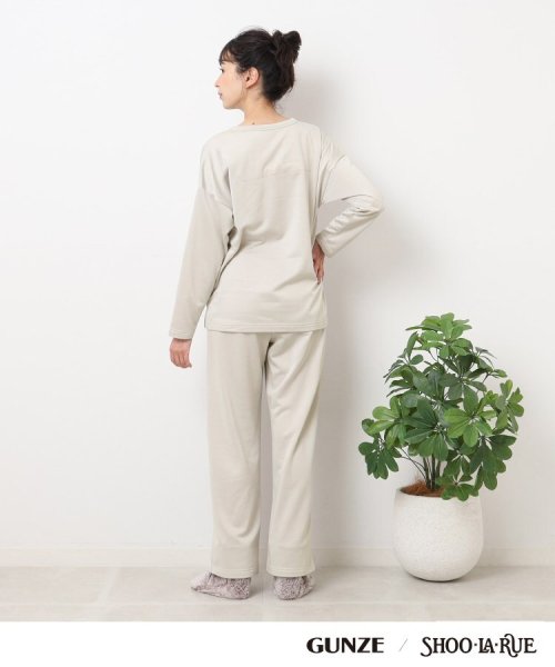 SHOO・LA・RUE(シューラルー)/【GUNZE】寝るT sweet label 睡眠専用Tシャツ（長袖）/img03