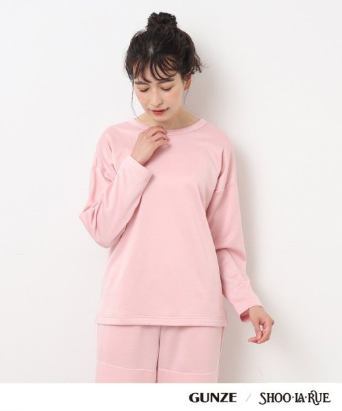 SHOO・LA・RUE(シューラルー)/【GUNZE】寝るT sweet label 睡眠専用Tシャツ（長袖）/img10