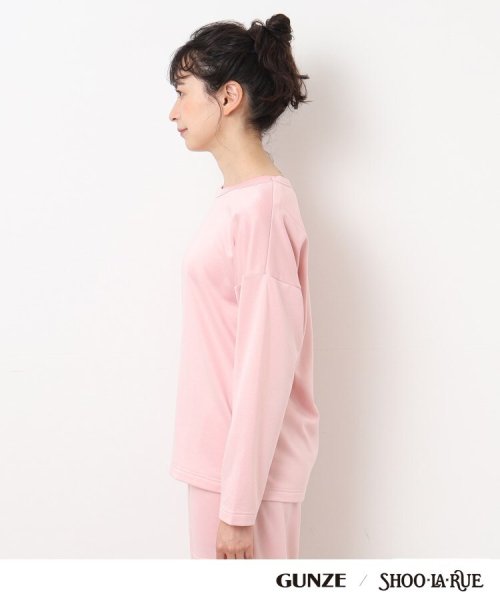 SHOO・LA・RUE(シューラルー)/【GUNZE】寝るT sweet label 睡眠専用Tシャツ（長袖）/img36