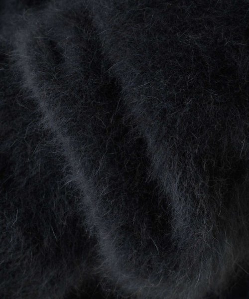 ラクーン50ニットガウンカーディガン 