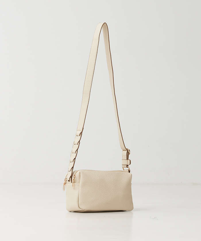 TVドラマ使用商品】Frec/WファスナースクエアショルダーBAG
