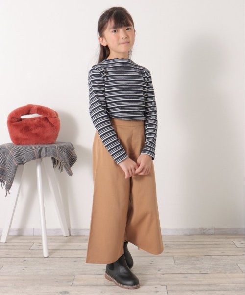 ikka kids(イッカ　キッズ)/サイド切り替えワイドパンツ（120〜160cm）/img07