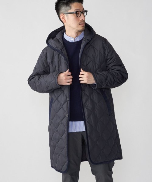 *【SHIPS別注】TAION:〈手洗い可能〉ダウン キルティング フード コート 23FW 商品説明昨年大好評の新モデルが新色を加えてアップデート！インナーダウンブランド