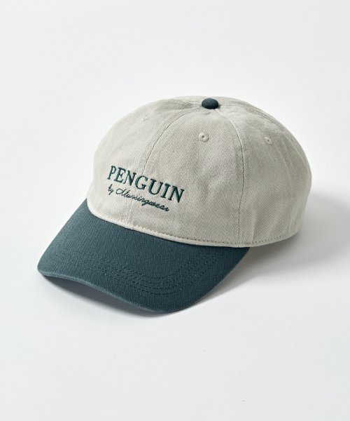 Penguin by Munsingwear(ペンギン　バイ　マンシングウェア)/【永山瑛太着用】TWO－TONE TWILL CAP / ツートンツイルキャップ【アウトレット】/img01