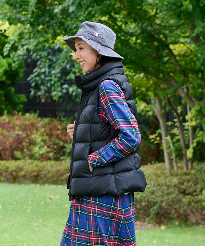 エミリオプッチ・幾何学模様 ダウンベスト フード付き・S～Mサイズ