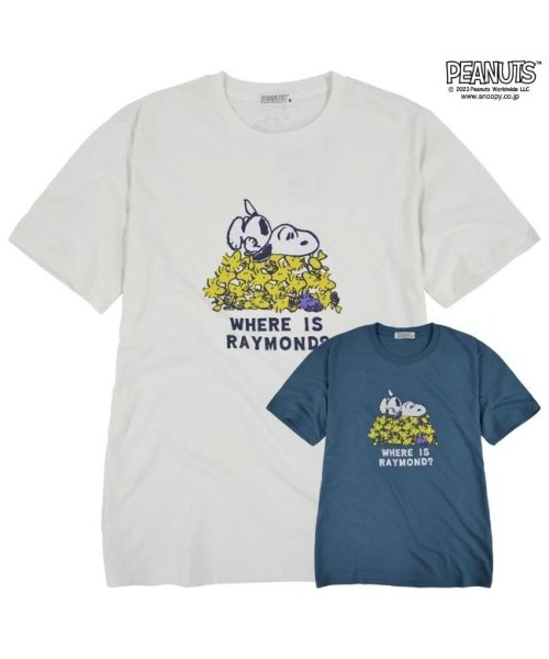 PEANUTS( ピーナッツ)/スヌーピー ウッドストック Tシャツ 半袖 プリント SNOOPY PEANUTS/img01