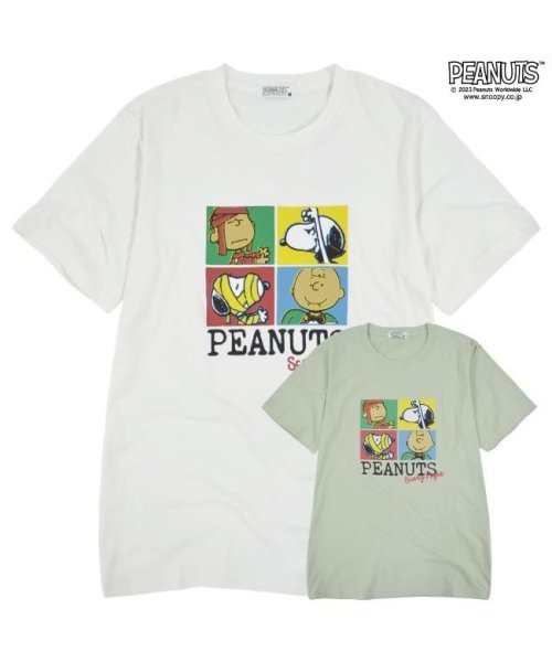  PEANUTS( ピーナッツ)/スヌーピー トップス Tシャツ 半袖 プリント チャーリーブラウン カラフル ホラー ハロウィン モンスター SNOOPY PEANUTS/img02