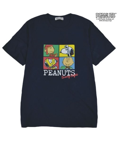  PEANUTS( ピーナッツ)/スヌーピー トップス Tシャツ 半袖 プリント チャーリーブラウン カラフル ホラー ハロウィン モンスター SNOOPY PEANUTS/img05