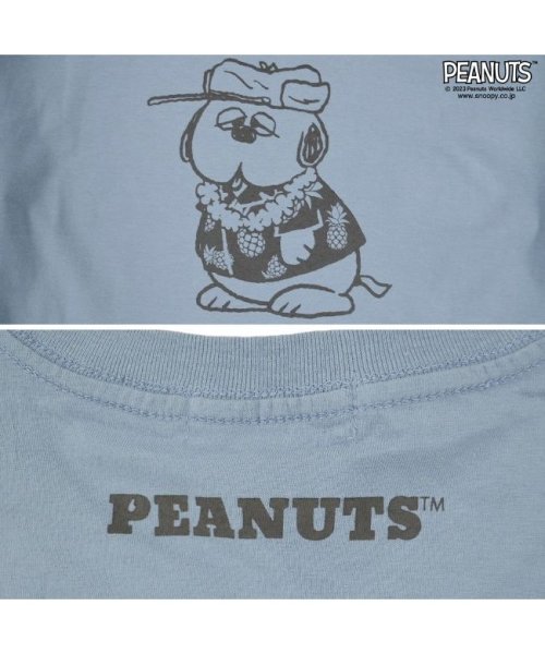  PEANUTS( ピーナッツ)/スヌーピー  Tシャツ トップス 半袖 ハワイアン プリント SNOOPY PEANUTS/img12