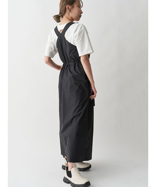 emmi atelier】リサイクルナイロンジャンパーワンピース(505481064
