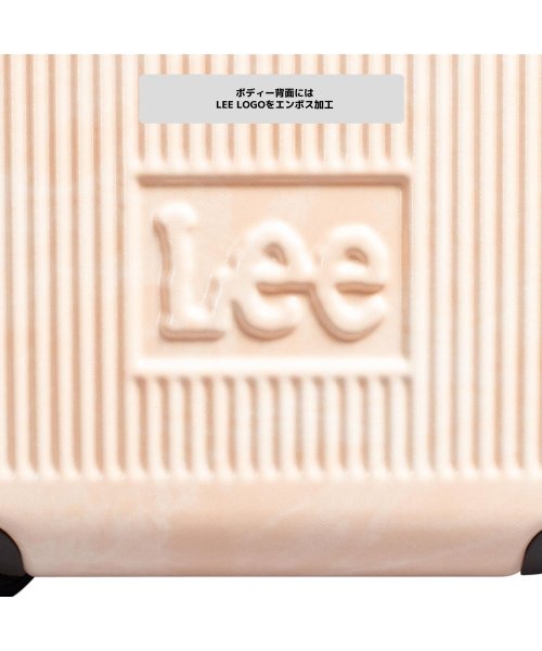 Lee(Lee)/Lee リー スーツケース キャリーケース キャリーバッグ メンズ レディース 38－47L 機内持ち込み SSサイズ 拡張可能 TSAロック GALAXY2 /img10
