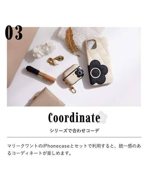 MARY QUANT(マリークヮント)/MARY QUANT マリークワント エアーポッズプロ 第2世代 AirPods Proケース カバー レディース マリクワ PU LEATHER HYBRID/img05