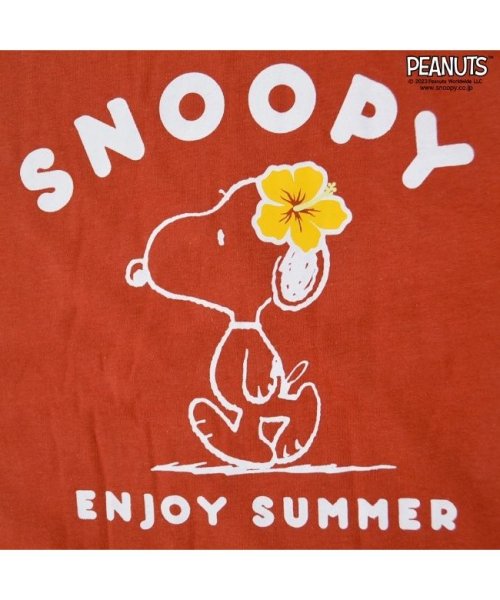  PEANUTS( ピーナッツ)/スヌーピー Tシャツ BIG トップス 半袖 レディース プリント SNOOPY PEANUTS/img03