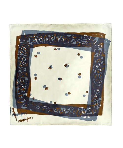 【manipuri/マニプリ】　コラージュフレームバンダナ manipuri/マニプリ