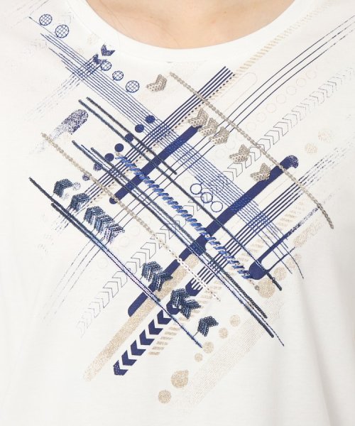 CORDIER(ＣＯＲＤＩＥＲ)/幾何学モチーフスパンコール刺繍デザインプルオーバー/img14