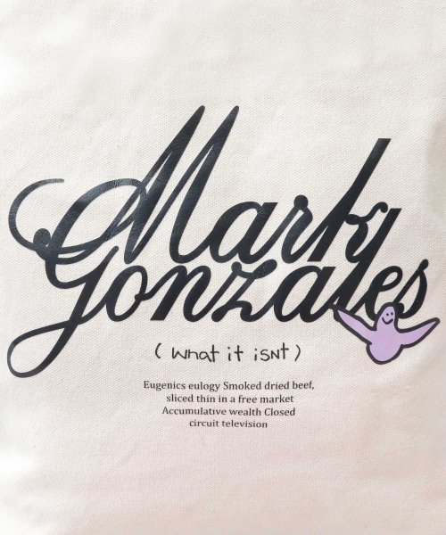 Mark Gonzales(マークゴンザレス)/(What it isNt）ART BY MARKGONZALES / ヘヴィーキャンバス ショルダーバッグ / ハンドトート / ゴンバト/img35