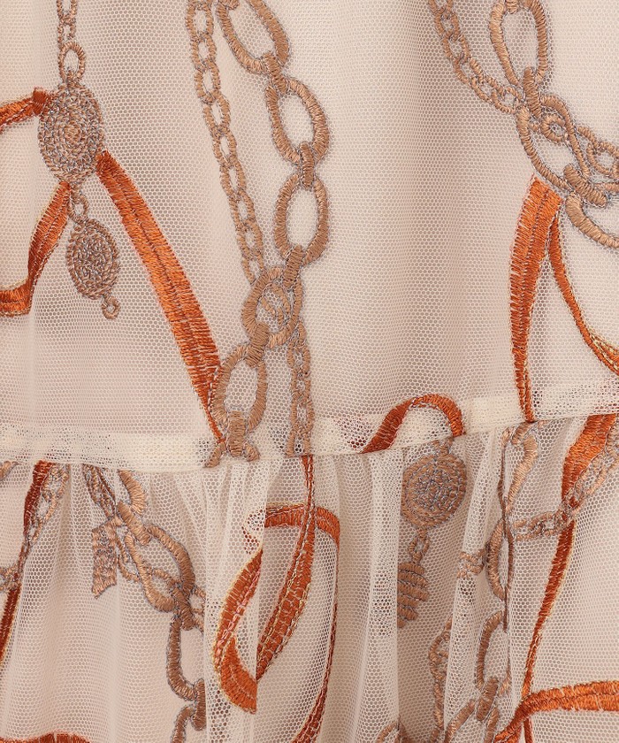 チェーン刺繍ワンピース(505483888)|阪急百貨店公式通販サイト|阪急