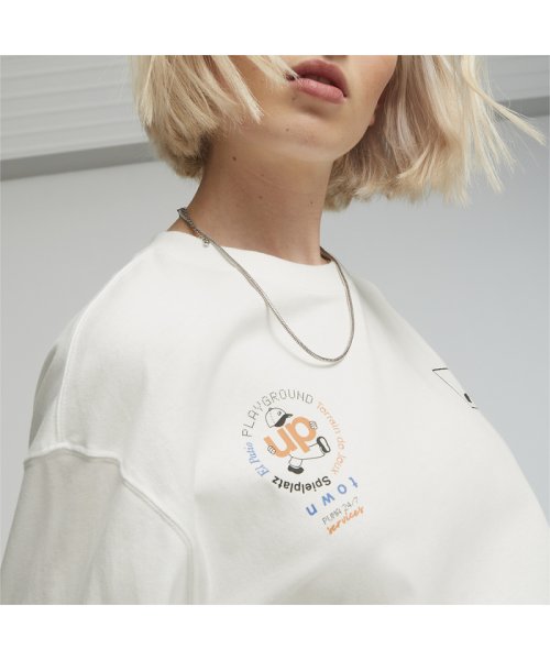 PUMA(プーマ)/ユニセックス アップタウン グラフィック 長袖 Tシャツ/img01