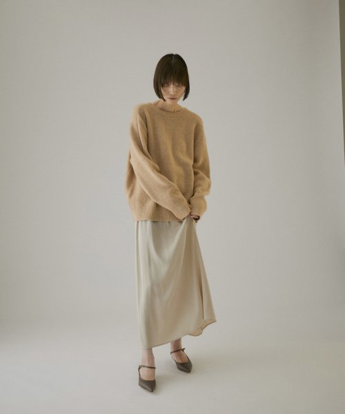 【WEB限定】2WAYメタルボタンモヘヤシャギーカーディガン 