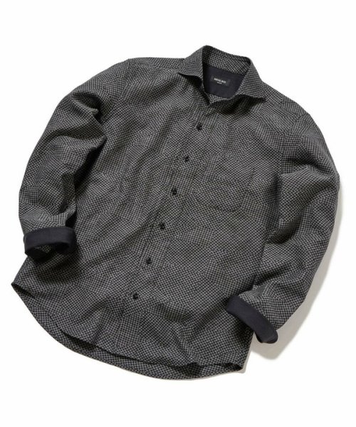 Men's Bigi(メンズビギ)/ハウンドトゥースパッチワークシャツ/img21