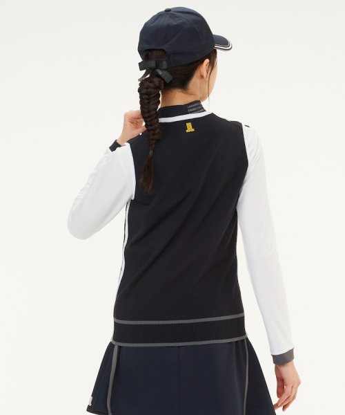 LANVIN SPORT(ランバン スポール)/【WEB限定】インターシャクルーネックベスト【アウトレット】/img08