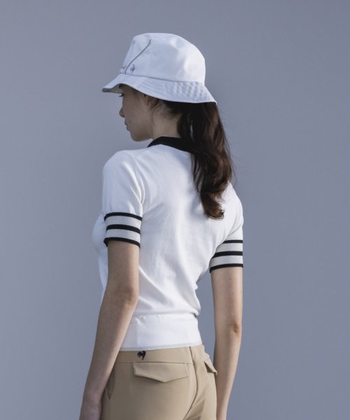 le coq sportif GOLF (ルコックスポルティフ（ゴルフ）)/アシンメトリー衿五分袖シャツ 【RIJOUME/リジューム】【アウトレット】/img04